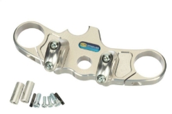 Afbeeldingen van Superbikestuurombouw kroonplaat zwart Kawasaki ZX6-R 2005-2006