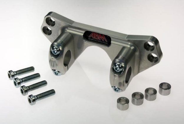 Afbeeldingen van Superbikestuurombouw adapter zwart Kawasaki GPZ600R / GPX750R