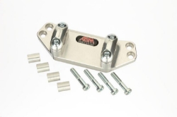 Afbeeldingen van Superbikestuurombouw adapter zwart Kawasaki ZZR1100 -1992 / ZZR1200 '02-