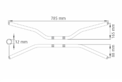 Afbeeldingen van Touringstuur aluminium ABM (0310)