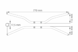 Afbeeldingen van Superbikestuur staal ABM (0084)