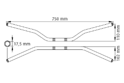 Afbeeldingen van Booster SBK stuur aluminium ABM (0429)