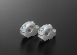 Afbeeldingen van Stuurverhogers 'comfort' zilver- ABM voor 22,2mm stuur