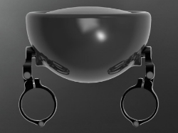 Afbeeldingen van Koplampbeugels zwart lang 41/42mm - ABM