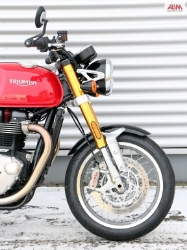 Afbeeldingen van Superbikestuurombouw A1 kit Triumph Thruxton 1200 R 2016- (MET handvatverwarming)