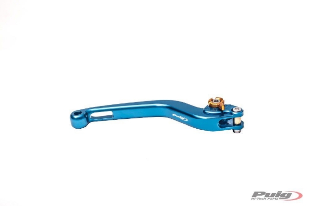 Afbeeldingen van Remhendel Puig lang blauw/goud