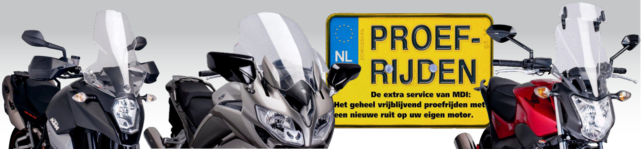 Proefrijden met testruit