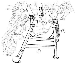 Afbeeldingen van Middenbok Hepco&Becker Honda CB900F '02-05