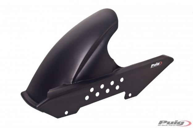 Afbeeldingen van Achterspatbord Puig mat zwart Kawasaki Z750S '05-06 / Z750 '07-12