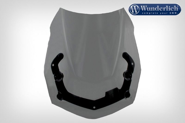 Afbeeldingen van Windscreen DUALSPORT BMW F800R -'14 - dark tinted Wunderlich