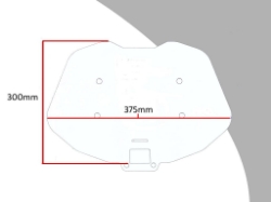 Afbeeldingen van Adventure sports screen Suzuki V-STROM 1050/ XT '20- (300mm)-zwart