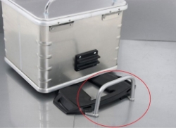 Afbeeldingen van Beugel Alurack voor bevestiging TC35 Alu Box zwart Hepco&Becker