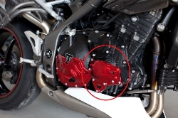 Afbeeldingen van Engine Protector rechts Evotech voor Triumph Speed Triple 1050 / S / R
