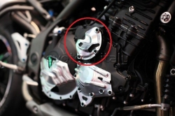 Afbeeldingen van Start Motor Cover Protector Evotech voor Triumph Speed Triple 1050/ S / R