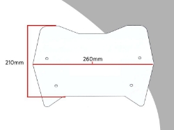 Afbeeldingen van Adventure sports screen Yamaha XT700Z Tenere '19- (210mm)-licht getint