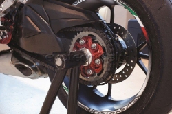 Afbeeldingen van Tandwieldrager aluminium Evotech voor diverse Ducati