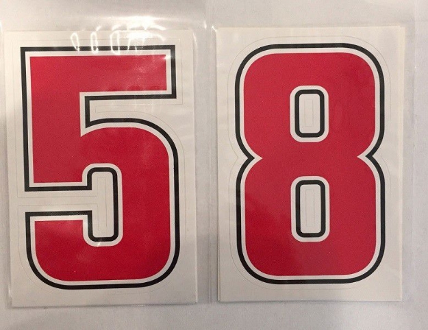 Afbeeldingen van Stickers 58 L (64x100mm)