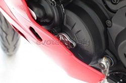 Afbeeldingen van Timing Inspection cover met slider Evotech voor diverse Ducati modellen - zwart