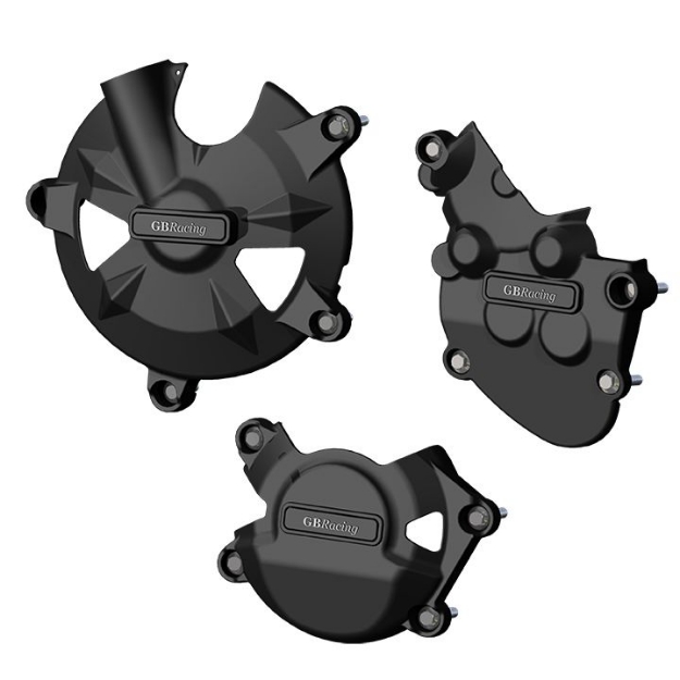 Afbeeldingen van GB-Racing engine cover set Kawasaki ZX10-R 2008-2010 (koppeling, pulse en dynamo)