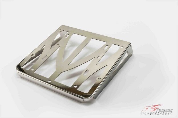 Afbeeldingen van Bagagerek RVS voor Sissybar Custom Acces