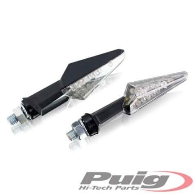 Afbeeldingen van Knipperlichten Puig LED model Snake met zwarte body (per set)