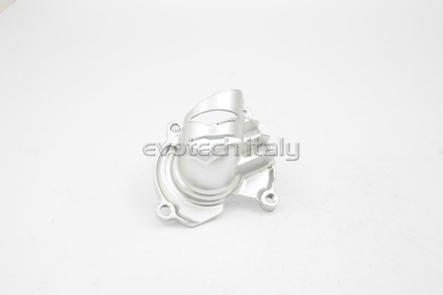 Afbeeldingen van Waterpomp cover Evotech KTM Duke 790 zilver