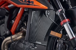 Afbeeldingen van Radiatorcover zwart Evotech Performance KTM 1290 Superduke R '20-23