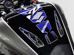 Afbeeldingen van Tankpad Wings Puig Yamaha YZF blauw