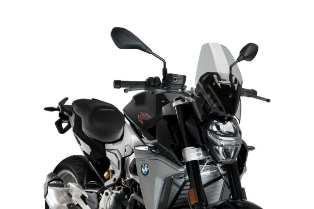 Afbeeldingen van Vervangingsruit naked bike Sport Puig BMW F900R '20- (met originele BMW support) -licht getint