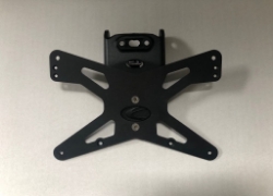 Afbeeldingen van Evotech kentekenplaathouder gedeelte nieuwe Belgische plaat