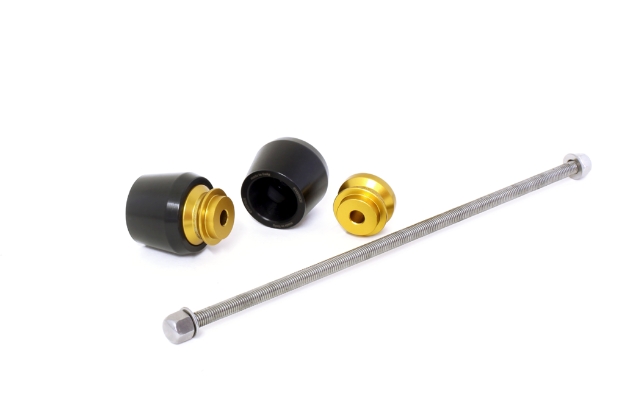 Afbeeldingen van Achterasslider Evotech BMW S1000R / M1000R zilver