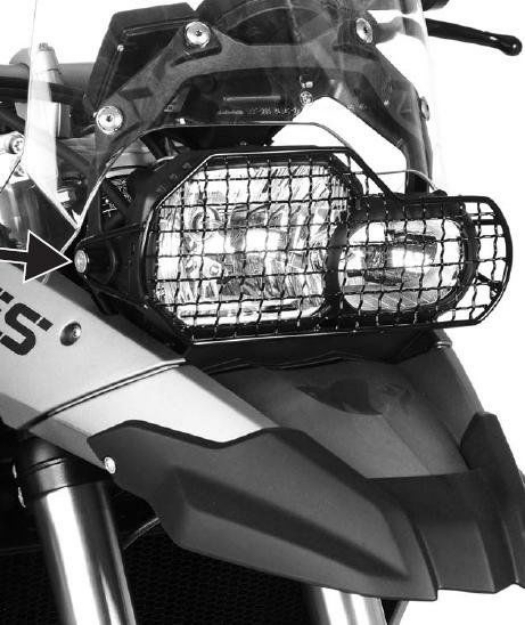 Afbeeldingen van Headlight grille Hepco&Becker BMW F650GS '08-'12 / F700GS '12-'17