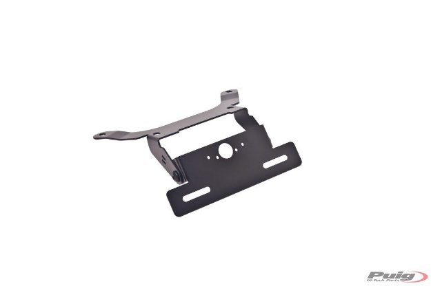 Afbeeldingen van Kentekenplaathouder zwart Puig Suzuki GSXR1300 '08-'12