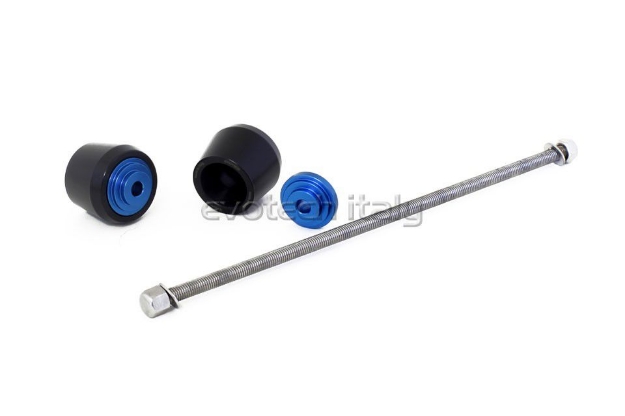 Afbeeldingen van Achterasslider Evotech BMW S1000RR '19- blauw