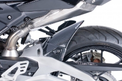 Afbeeldingen van Achterspatbord Puig carbon look Aprilia SL750 Shiver '07-/ SL750 Shiver GT '08-14 / Shiver 900 '17-