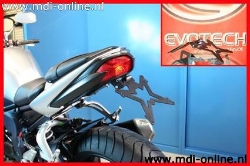 Afbeeldingen van Kentekenplaathouder Evotech Yamaha FZ1/Fazer '06- / FZ8 '10-