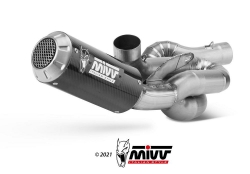 Afbeeldingen van MIVV Full System EVO MK3 carbon Ducati V4 Panigale / Streetfighter