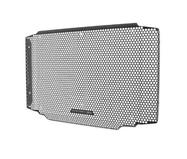 Afbeeldingen van Radiatorcover zwart Evotech Performance Triumph Trident 660 '21-'24