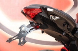 Afbeeldingen van Kentekenplaathouder Evotech Kawasaki ER-6N '12-