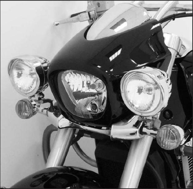 Afbeeldingen van Custom Twinlight Set Hepco&Becker chroom Suzuki M1500R Intruder 2009-