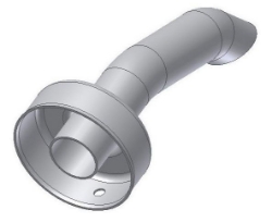 Afbeeldingen van MIVV DB-killer Ø25 - Ø61 - L.140 mm  (Gp - Oval - X-Cone LC3)