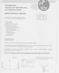 Afbeeldingen van Custom Twinlight Set Hepco&Becker chroom Yamaha XV1600 Wild Star