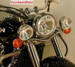 Afbeeldingen van Custom Twinlight Set Hepco&Becker chroom Moto Guzzi CALIFORNIA