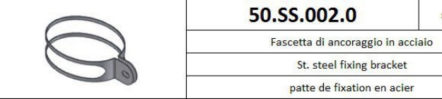 Afbeeldingen van MIVV RVS demperklem ovaal (40x1x482)