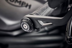 Afbeeldingen van Bar ends (set) zwart Evotech Performance Triumph Street Triple RS '20-22 (met bar end spiegels)