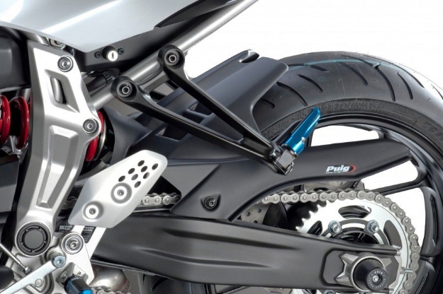 Afbeeldingen van Achterspatbord Puig mat zwart Yamaha MT-07 / XSR700