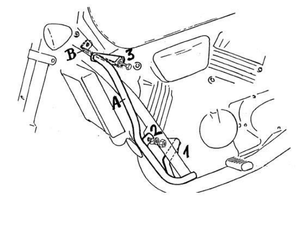 Afbeeldingen van Valbeugel chroom Hepco&Becker Honda VF750C '93-00