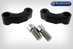 Afbeeldingen van ERGO mirror extension BMW G310GS/R - black Wunderlich