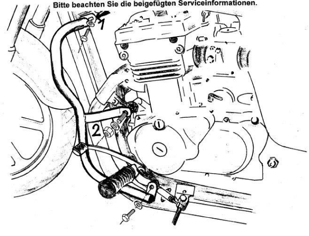 Afbeeldingen van Valbeugel chroom Hepco&Becker Kawasaki EN500 '90-95