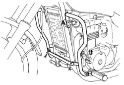 Afbeeldingen van Valbeugel chroom Hepco&Becker Kawasaki EN500 '96-03